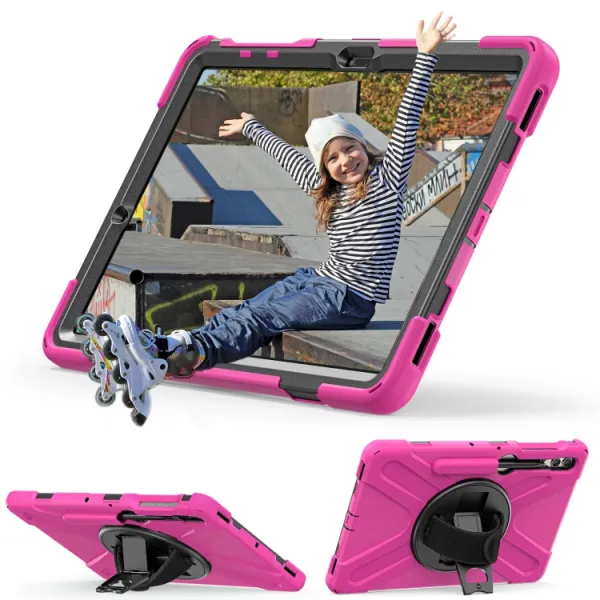 SOLID Odolný kryt pre Samsung Galaxy Tab S9+ / S10+ tmavoružový