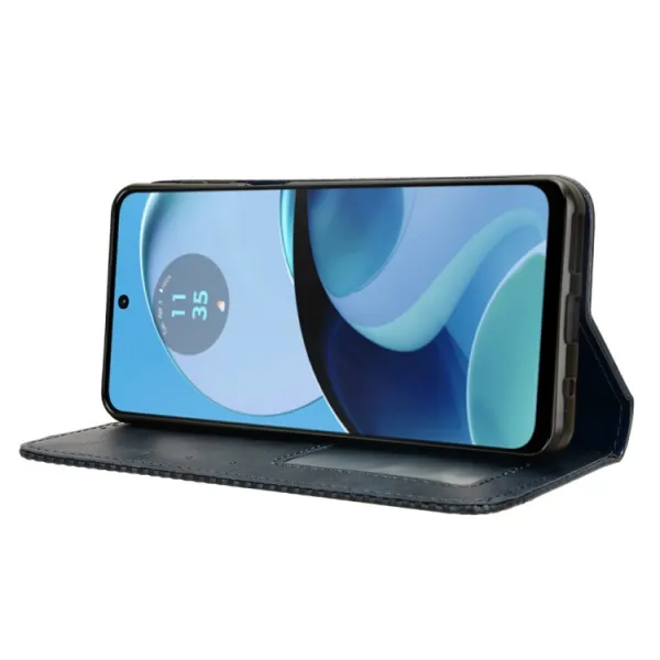 BUSINESS Peňaženkový kryt pre Motorola Moto G14 modrý