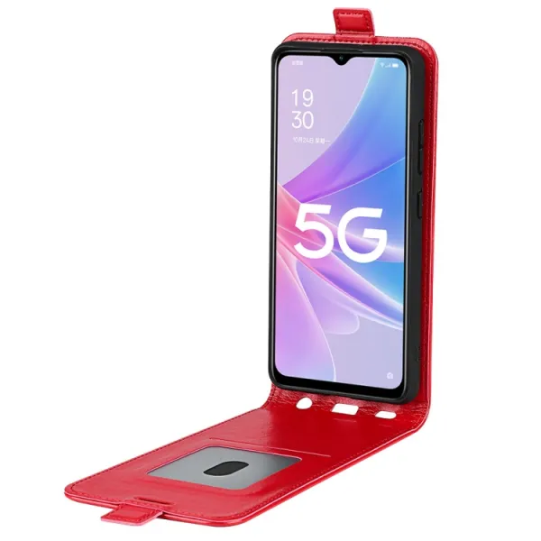 Vyklápacie puzdro pre Oppo A58 červené