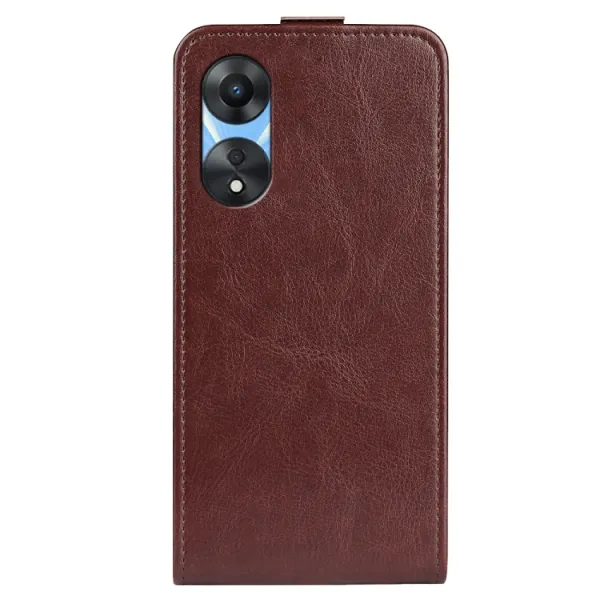 Vyklápacie puzdro pre Oppo A58 hnedé