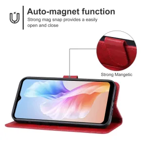 SMOOTH Peňaženkové puzdro pre Doogee X98 / X98 Pro červené