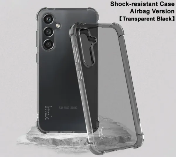 IMAK Ochranný silikónový kryt Samsung Galaxy S23 FE 5G čierny