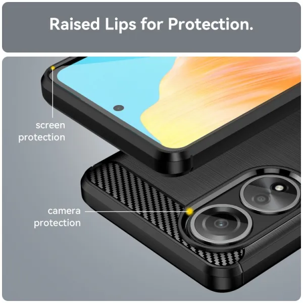 FLEXI TPU Kryt pre Oppo A58 čierny