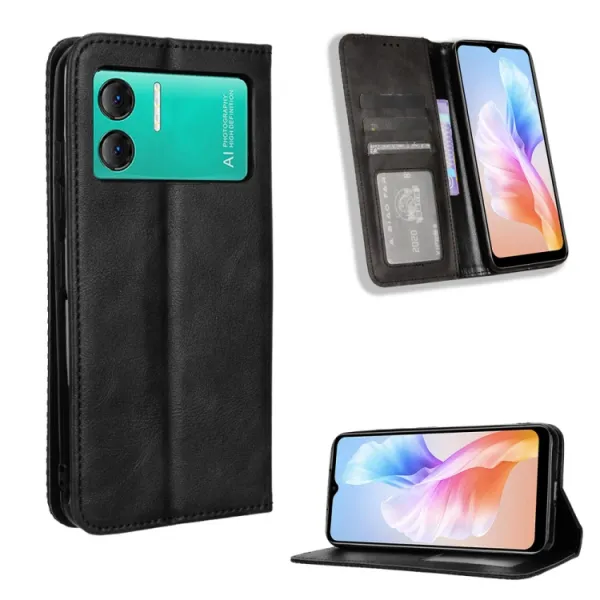 BUSINESS Peňaženkový kryt pre Doogee X98 / X98 Pro čierny