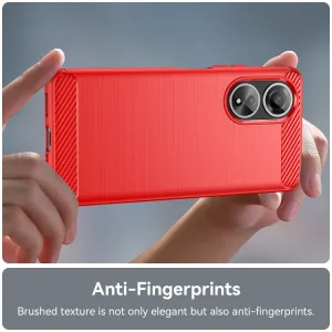 FLEXI TPU Kryt pre Oppo A58 červený