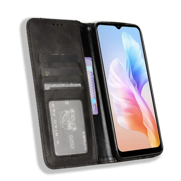 BUSINESS Peňaženkový kryt pre Doogee X98 / X98 Pro čierny