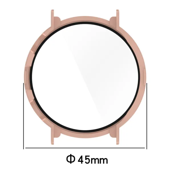 PC FULL COVER Plastový kryt so sklom pre Huawei Watch GT 4 41mm modrý