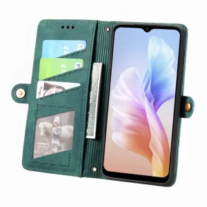 GEOM Peňaženkové puzdro pre Doogee X98 / X98 Pro zelené