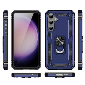 RING Obal s držiakom pre Samsung Galaxy S23 FE 5G modrý