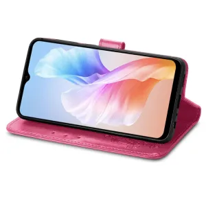 ART FLOWERS Peňaženkový kryt Doogee X98 / X98 Pro tmavoružový