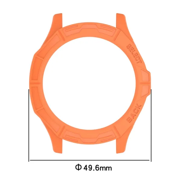 TPU HALF COVER Obal pre Amazfit Cheetah Round / Cheetah Pro modrý