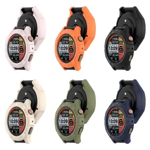 TPU HALF COVER Obal pre Amazfit Cheetah Round / Cheetah Pro modrý