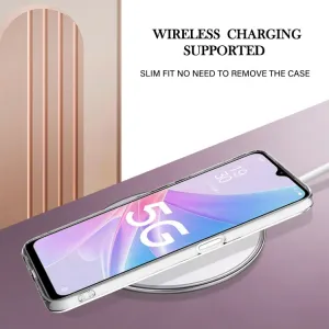 IMD MARBLE Ochranný kryt pre Oppo A58 WHITE