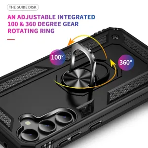 RING Obal s držiakom pre Samsung Galaxy S23 FE 5G čierny