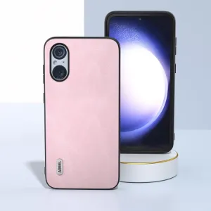 ABEEL LEATHER Obal pre Sony Xperia 5 V ružový