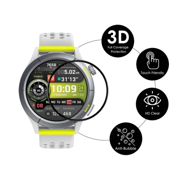 ENKAY 2x 3D Ochranná fólia Amazfit Cheetah Round / Cheetah Pro