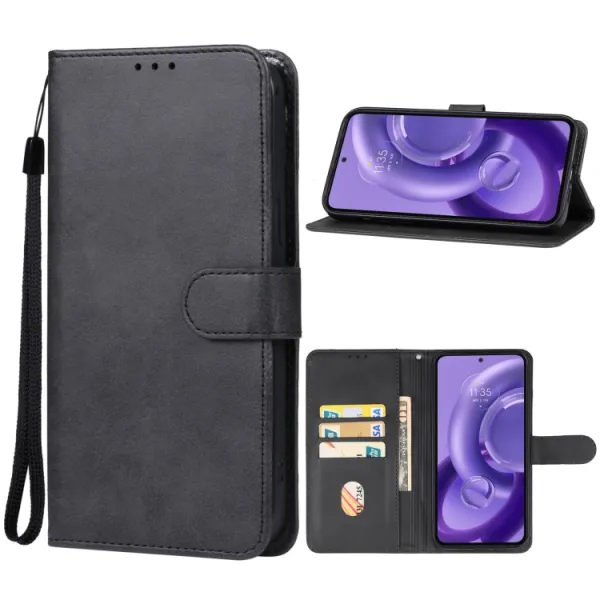 SMOOTH Peňaženkové puzdro pre Motorola Edge 40 Neo čierne