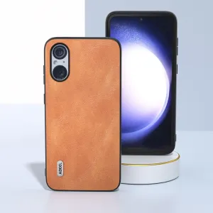 ABEEL LEATHER Obal pre Sony Xperia 5 V hnedý