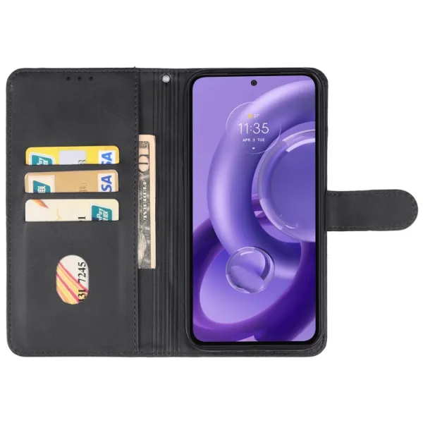 SMOOTH Peňaženkové puzdro pre Motorola Edge 40 Neo čierne