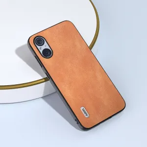 ABEEL LEATHER Obal pre Sony Xperia 5 V hnedý