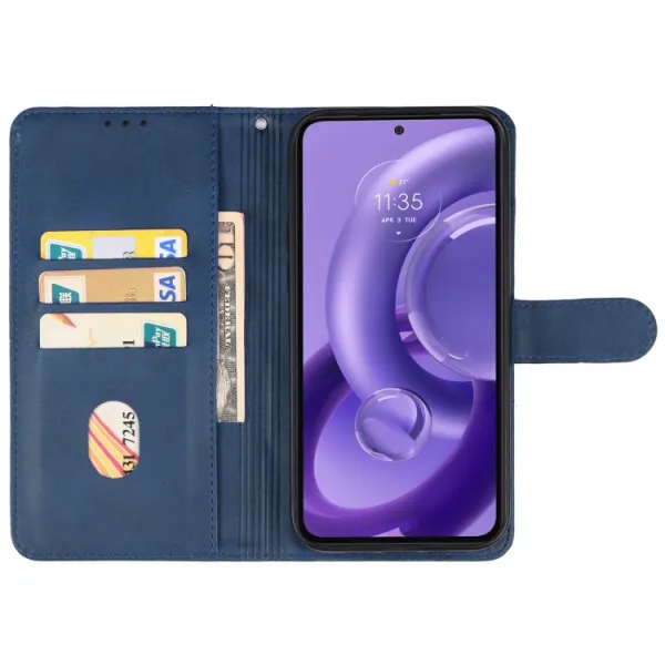 SMOOTH Peňaženkové puzdro pre Motorola Edge 40 Neo modré