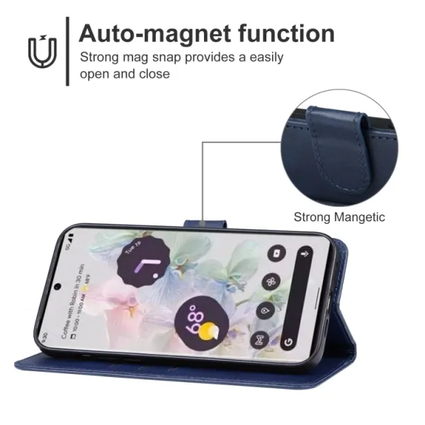 SMOOTH Peňaženkové puzdro pre Google Pixel 8 modré