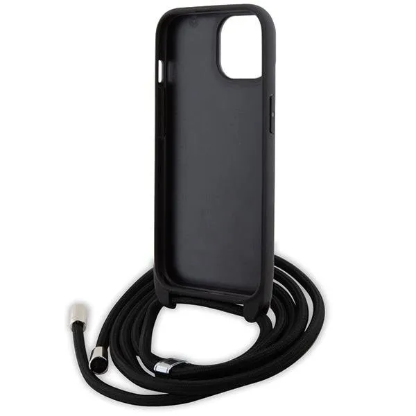 KARL LAGERFELD CROSSBODY Ochranný kryt so šnúrkou pre Apple iPhone 15