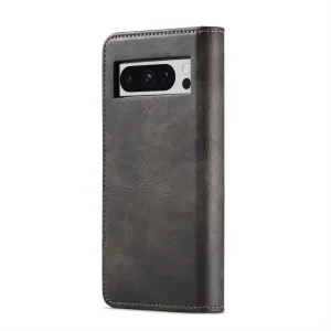DG.MING Peňaženkový obal 2v1 Google Pixel 8 Pro šedý