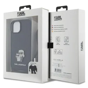 KARL LAGERFELD CROSSBODY Ochranný kryt so šnúrkou pre Apple iPhone 15