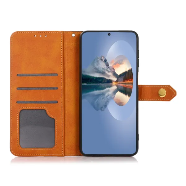 KHAZNEH DUAL-COLOR Peňaženkový kryt pre Honor 200 modrý