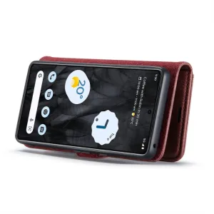 DG.MING Peňaženkový obal 2v1 Google Pixel 8 Pro červený