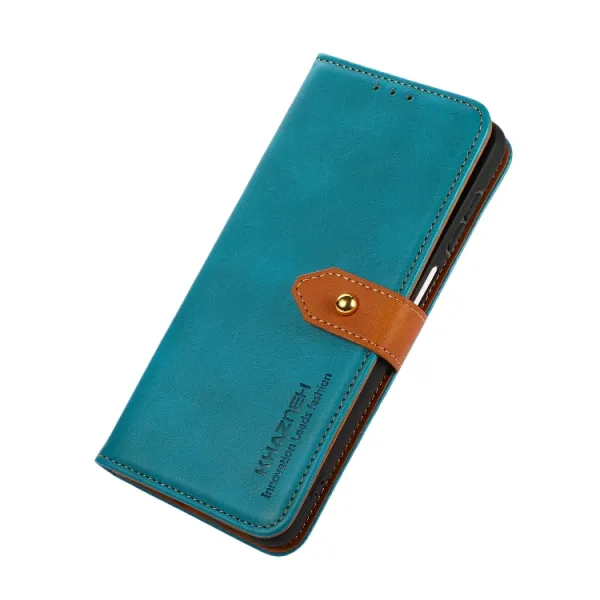 KHAZNEH DUAL-COLOR Peňaženkový kryt pre Motorola Edge 40 modrý