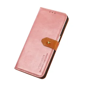KHAZNEH DUAL-COLOR Peňaženkový kryt pre Motorola Edge 40 ružový