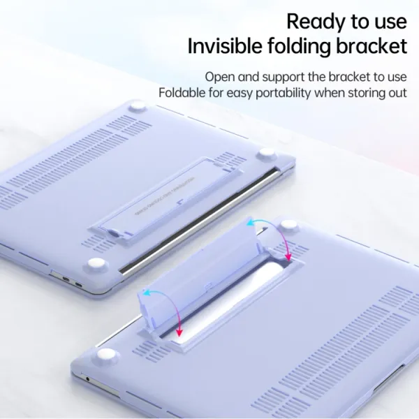 FROST Obal pre Macbook Air 13 A1932 / A2179 / A2337 červený