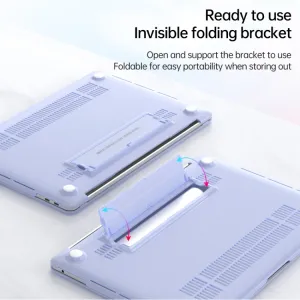 FROST Obal pre Macbook Air 13 A1932 / A2179 / A2337 červený