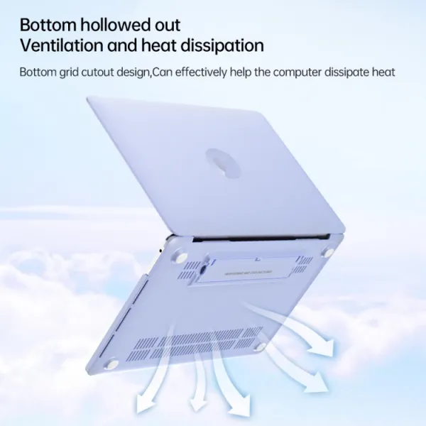 FROST Obal pre Macbook Air 13 A1932 / A2179 / A2337 červený