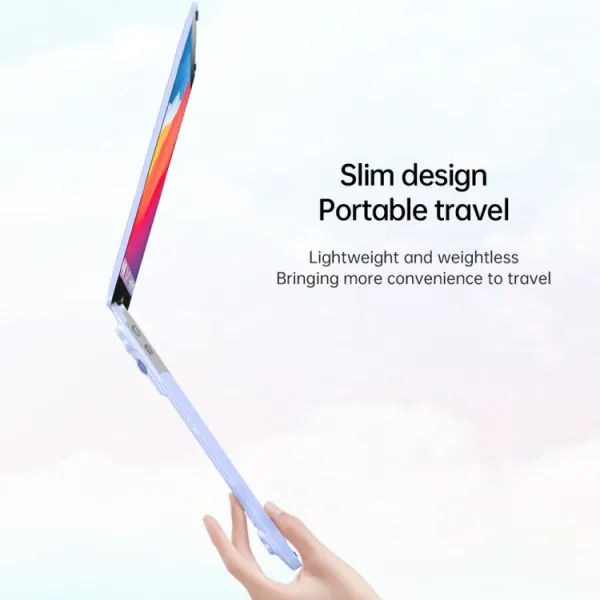 FROST Obal pre Macbook Air 13 A1932 / A2179 / A2337 červený