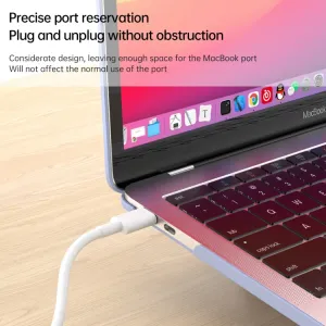 FROST Obal pre Macbook Air 13 A1932 / A2179 / A2337 červený