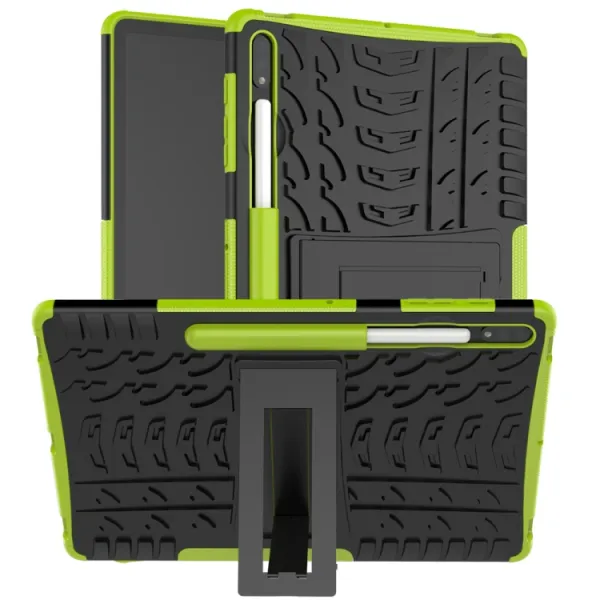 STAND Extra odolný obal Samsung Galaxy Tab S9+ / S10+ zelený