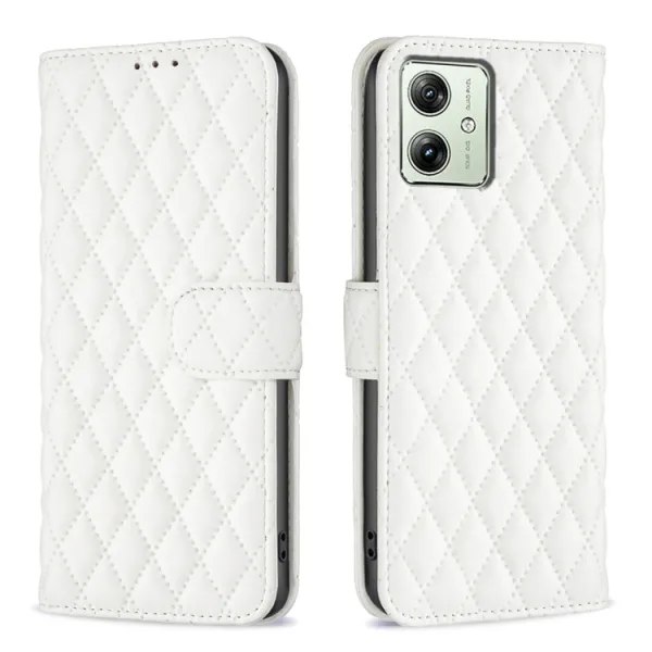 LATTICE Ochranné puzdro pre Motorola Moto G54 5G / G54 Power Edition 5G biele