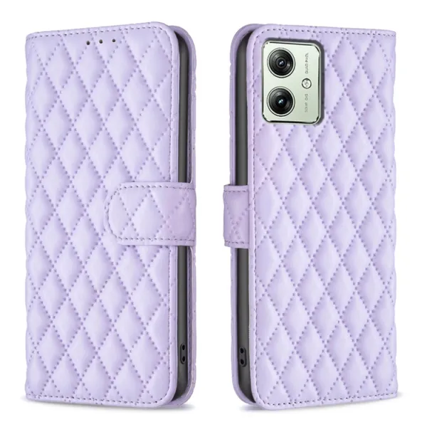 LATTICE Ochranné puzdro pre Motorola Moto G54 5G / G54 Power Edition 5G fialové