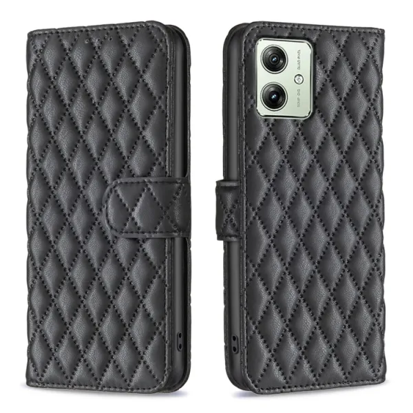 LATTICE Ochranné puzdro pre Motorola Moto G54 5G / G54 Power Edition 5G čierne