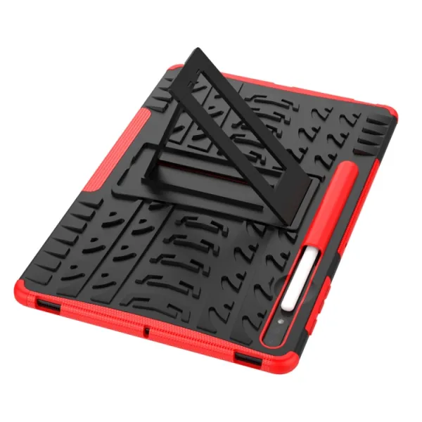 STAND Extra odolný obal Samsung Galaxy Tab S9+ / S10+ červený