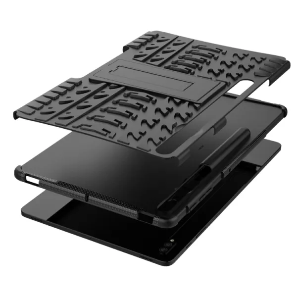 STAND Extra odolný obal Samsung Galaxy Tab S9+ / S10+ čierny