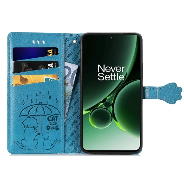 ART Peňaženkový kryt OnePlus Nord 3 5G ANIMALS modrý