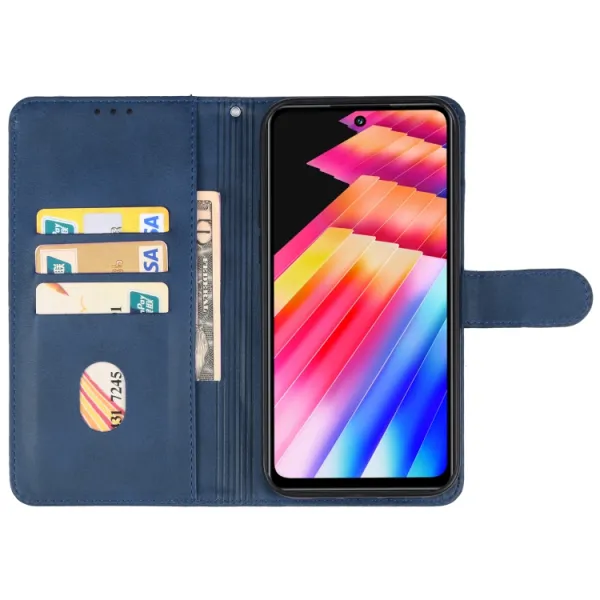 SMOOTH Peňaženkové puzdro pre Infinix Hot 30 modré