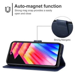 SMOOTH Peňaženkové puzdro pre Infinix Hot 30 modré