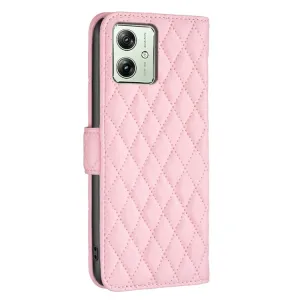 LATTICE Ochranné puzdro pre Motorola Moto G54 5G / G54 Power Edition 5G ružové