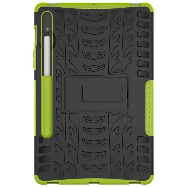 STAND Extra odolný obal Samsung Galaxy Tab S9 / S7 / S8 zelený
