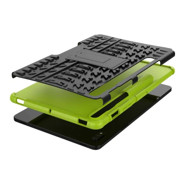 STAND Extra odolný obal Samsung Galaxy Tab S9 / S7 / S8 zelený